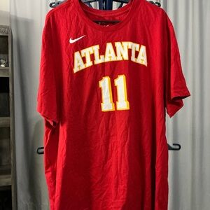Nike Red and Yellow Atlanta Hawks Jersey (Trae Young)
